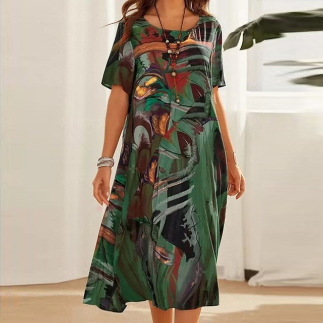 Leonora™ | Relaxed Printed Dress