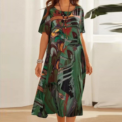 Leonora™ | Relaxed Printed Dress