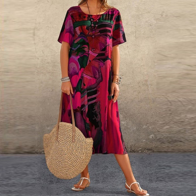 Leonora™ | Relaxed Printed Dress