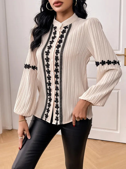 Aisling™ - Embroidered Elegance Blouse