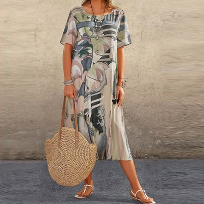 Leonora™ | Relaxed Printed Dress