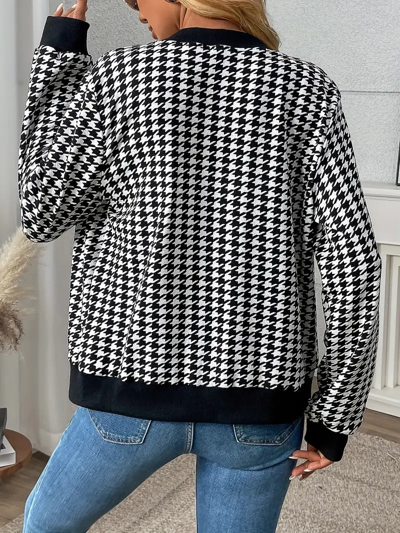 Fiadh™ - Classic Houndstooth Bomber