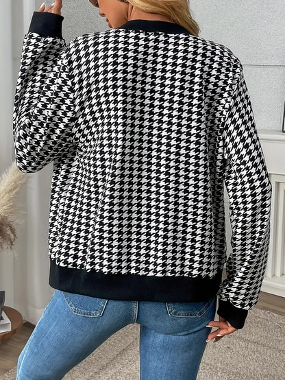 Fiadh™ - Classic Houndstooth Bomber