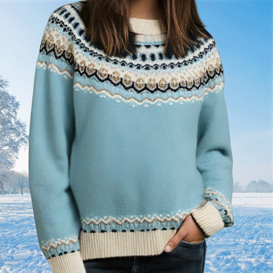 Karilia™ | Ligth Blue Sweater