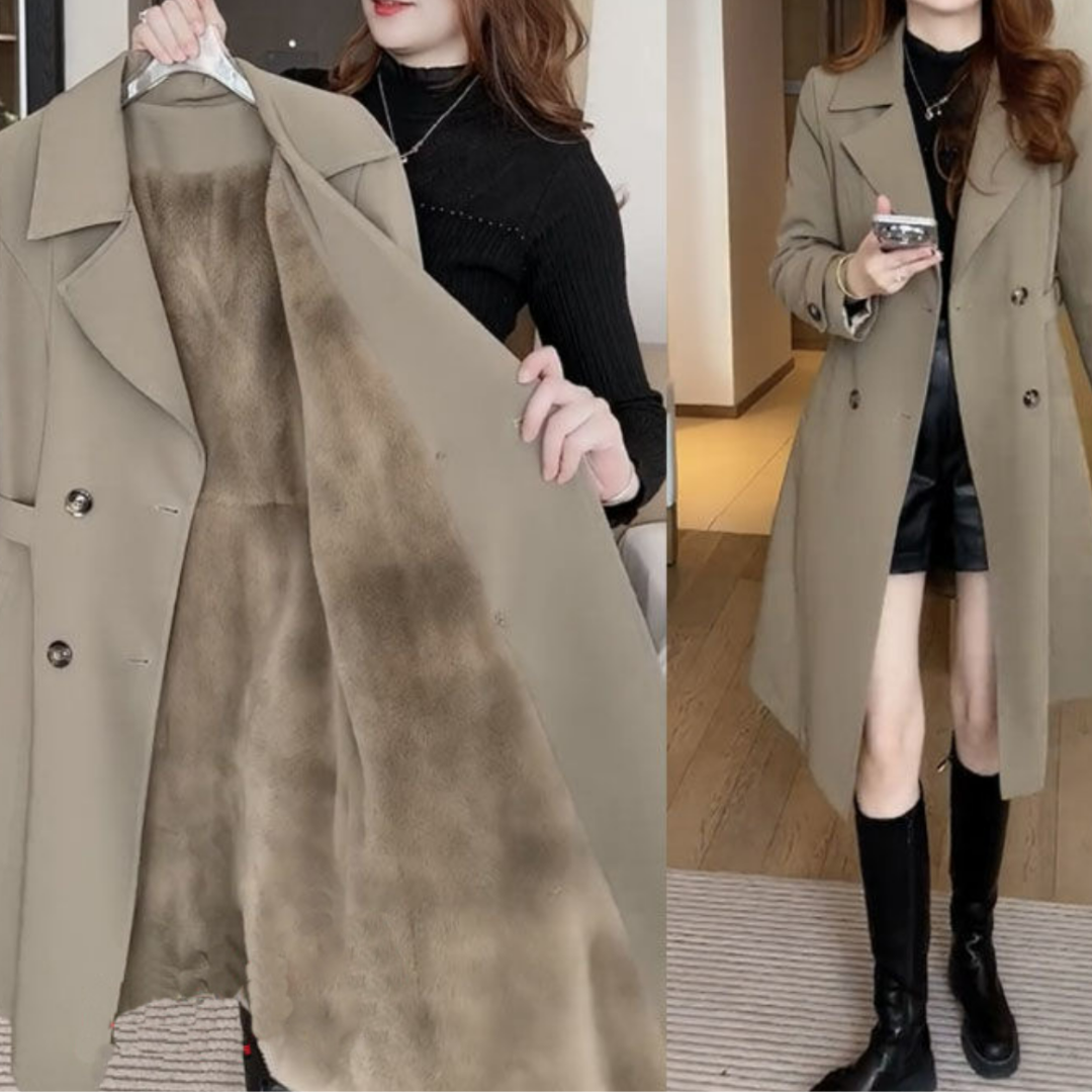 Cavelleo™ | Amara Wool Trench Coat - Buy One, Get One Free!