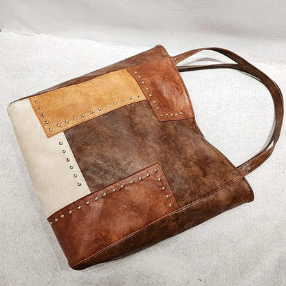 Lisa | Vintage Patchwork Leather Bag