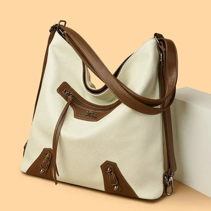 Ashley | Elegant Leather Bag with Multiple Compartments