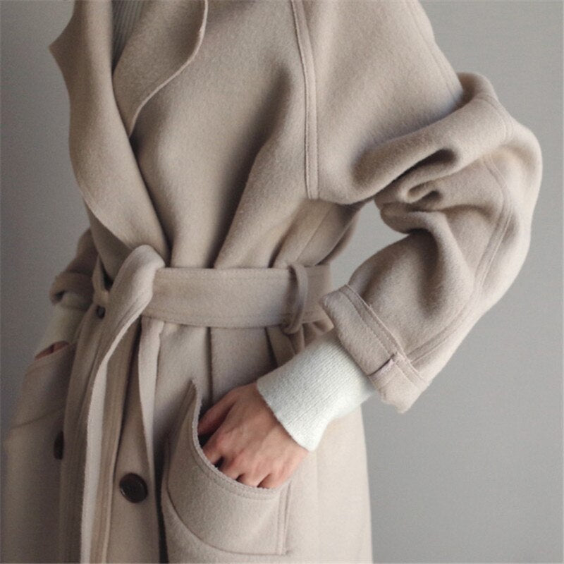 Clara | Women's Wool Trench Coat