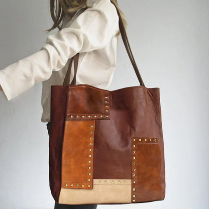 Lisa | Vintage Patchwork Leather Bag